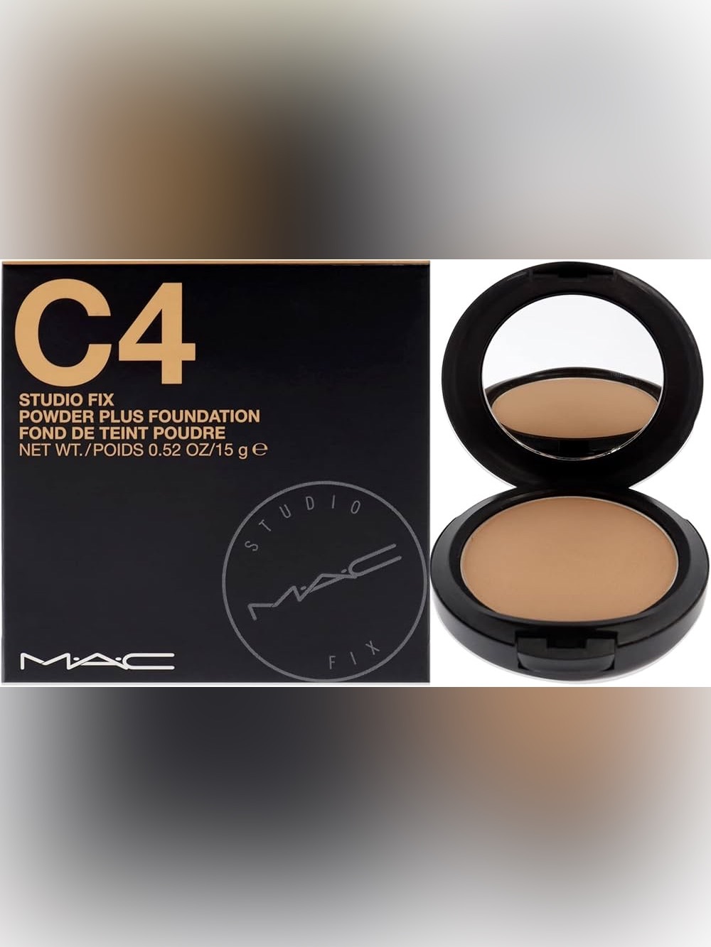 MAC Cosmetics Studio Fix Powder Plus Foundation -C4- [ORIGINAL FORMULA] NEW